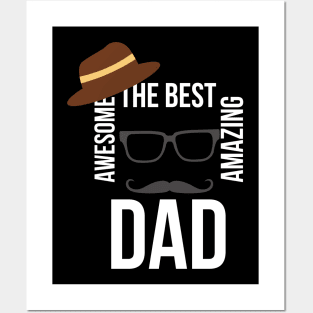 BEST AMAZING DAD EVER Posters and Art